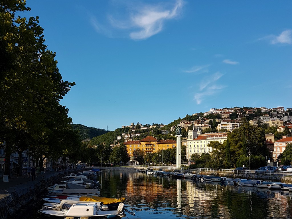 Blick auf den Trsat - Rijeka