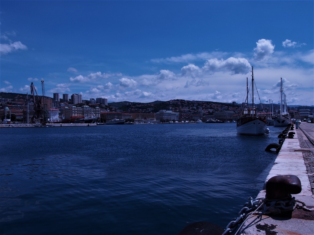 Blick von der Molo Longo - Rijeka