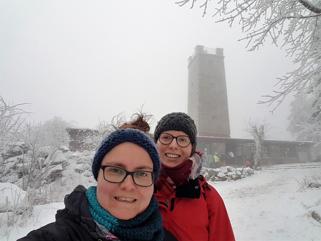 Vor dem Asenturm auf dem Ochenkopf