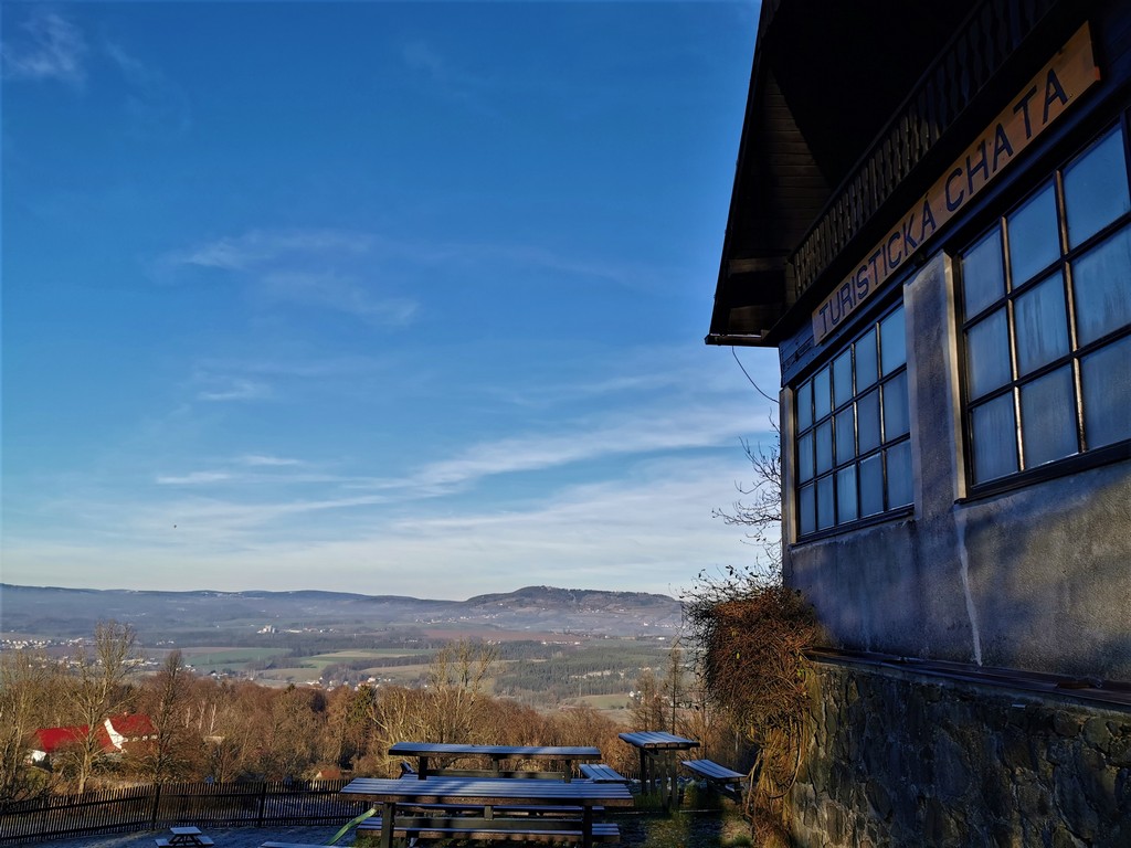 Biergarten an der Burg Trosky