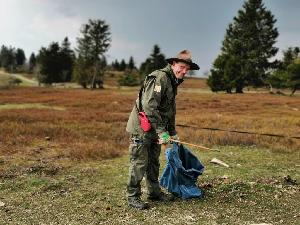 Andreas Vogt - Ranger auf dem Sauerland-Höhenflug Sauerland-Outdoormüllsack